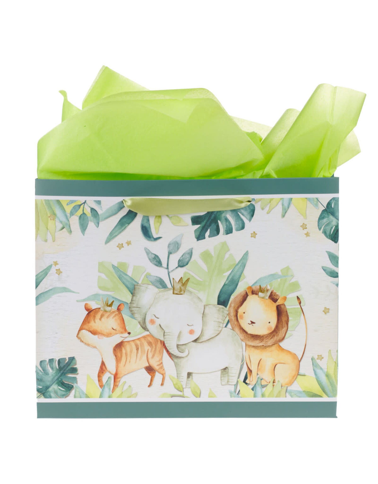 Christian Art Gifts Gift Bag - Every Good & Perfect Gift Forest Animals (Large)