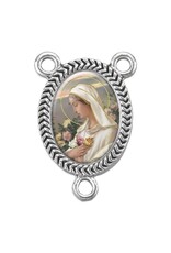 Hirten Rosary Centerpiece - Mystical Rose