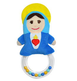 Sacred Heart Toys Rattle - Mother Mary