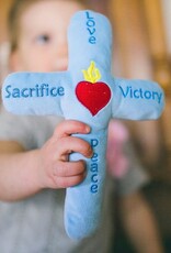 Sacred Heart Toys My First Cross Plush (Blue)