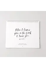 Be a Heart Christian Baby Milestone Calendar