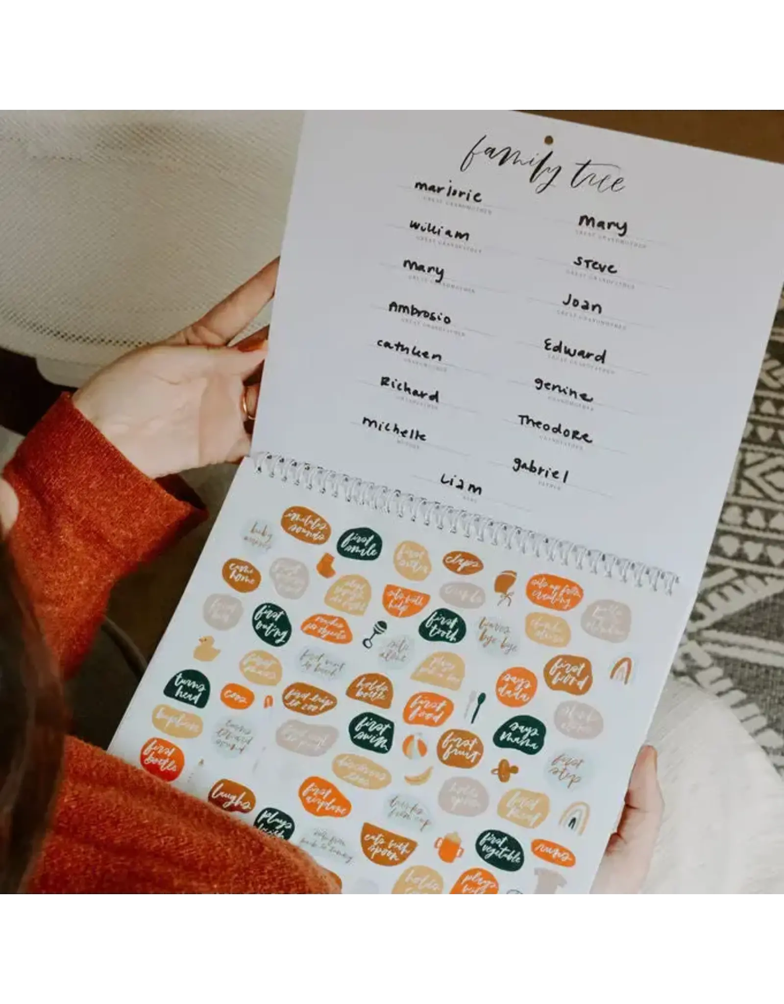 Be a Heart Christian Baby Milestone Calendar