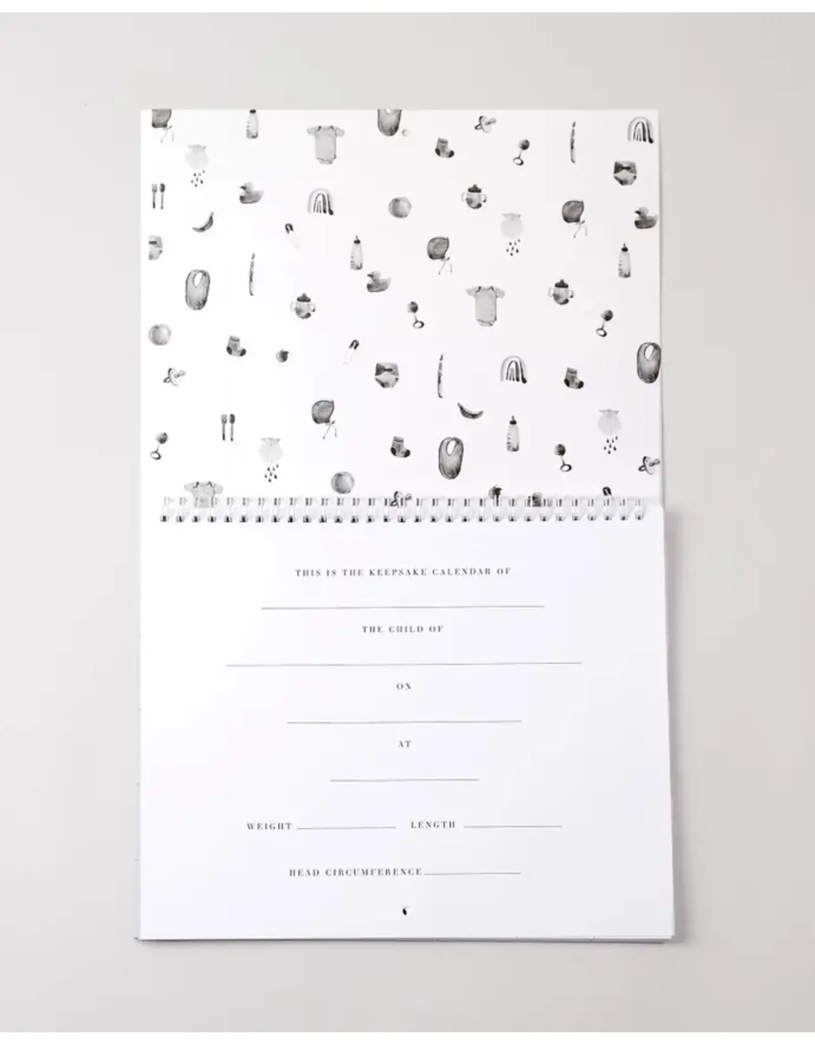 Be a Heart Christian Baby Milestone Calendar