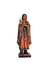 Pema Statue - St. Kateri Tekakwitha, Wood-Carved,