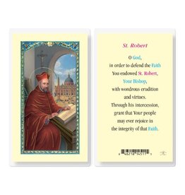 Hirten Holy Card, Laminated - St. Robert