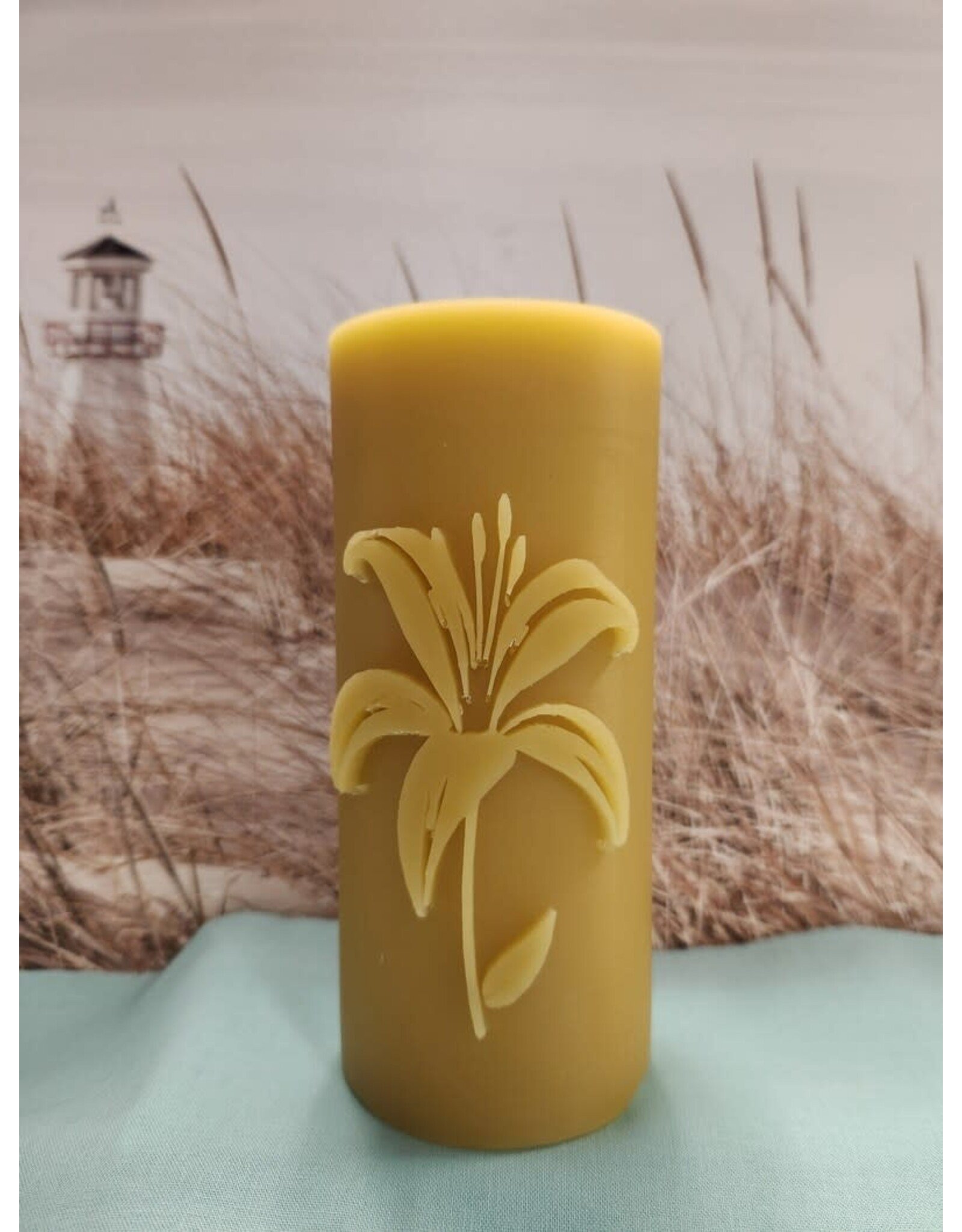 Easter's Candles 3-day 100% Beeswax Pillar Candle