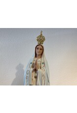 San Francis Statue - Our Lady of Fatima, Detachable Crown (20")