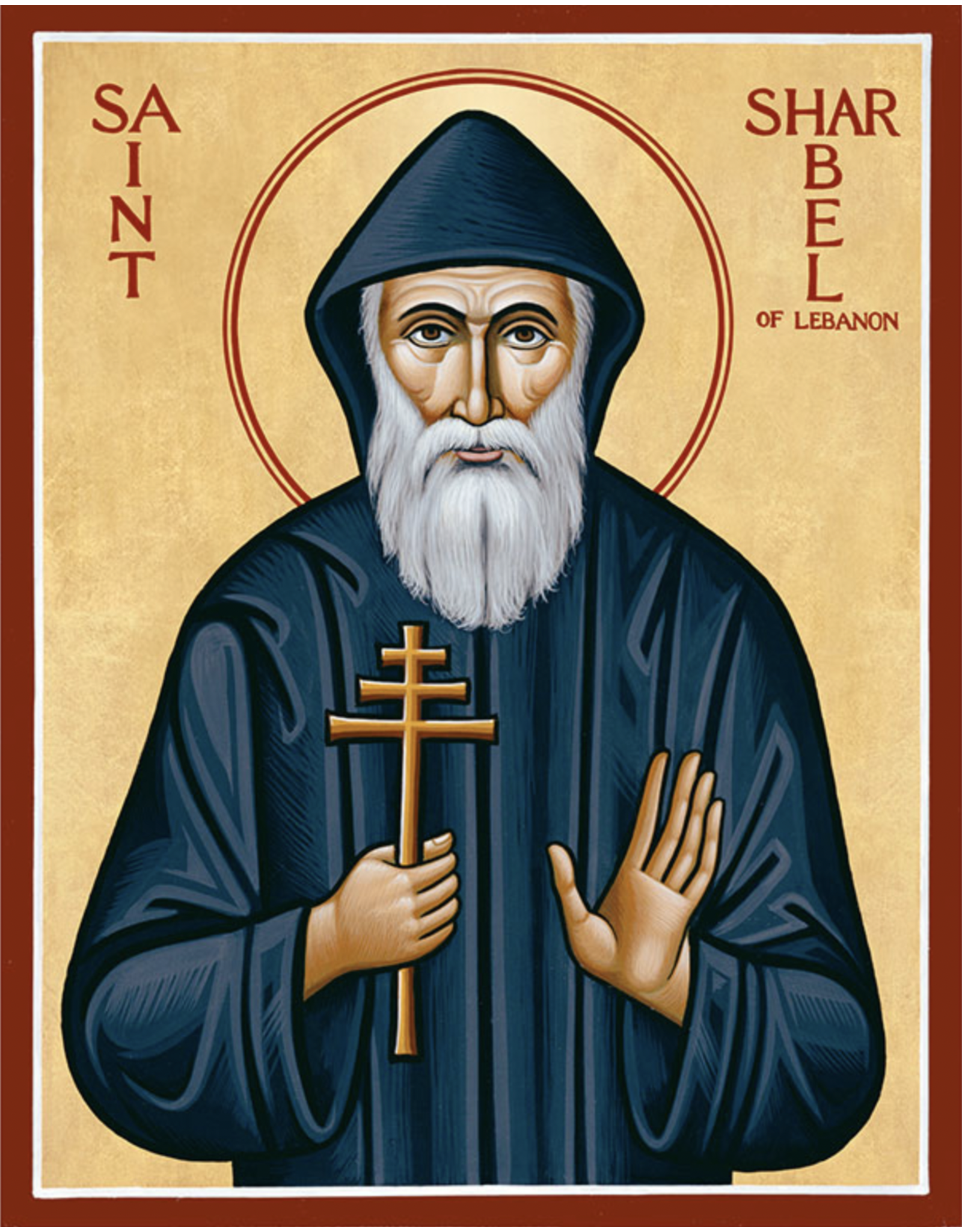 Monastery Icons Icon - St. Sharbel of Lebanon 8x10