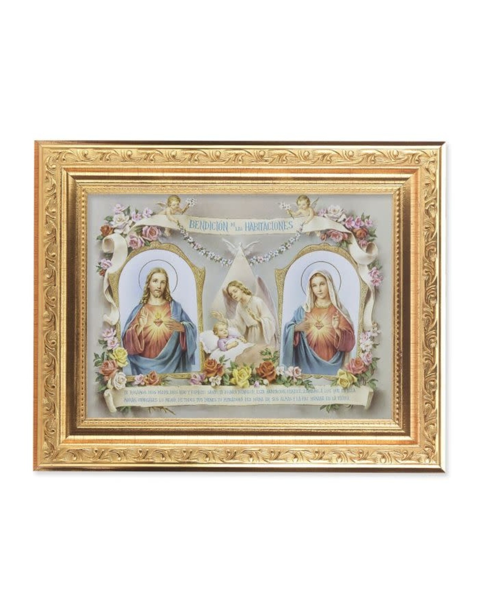 Hirten Baby Room Blessing Picture in Spanish 8X10