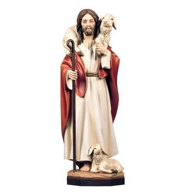 Ulpe Statue -Jesus the Good Shepherd, Wood (28")