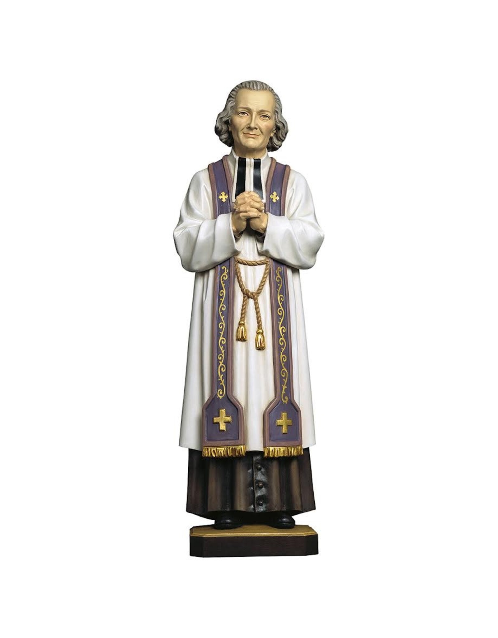 Ulpe Statue - St. John Vianney (Cure d'Ars), Wood (18")