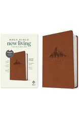 Tyndale NLT Giant Print Bible, Filament Enabled Edition (Leatherlike, British Tan Mountain)