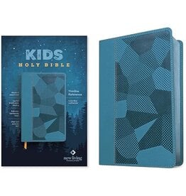 Tyndale NLT Kids Bible, Thinline Reference Edition (LeatherLike, Camo Blue, Red Letter)