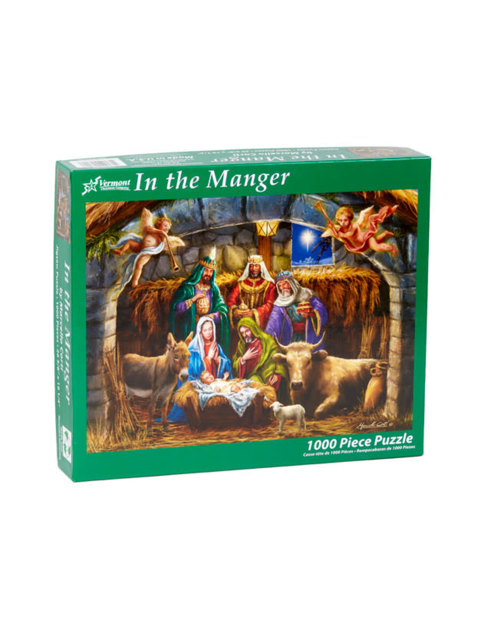 Vermont Christmas Company Puzzle - In the Manger (1000 Pieces)