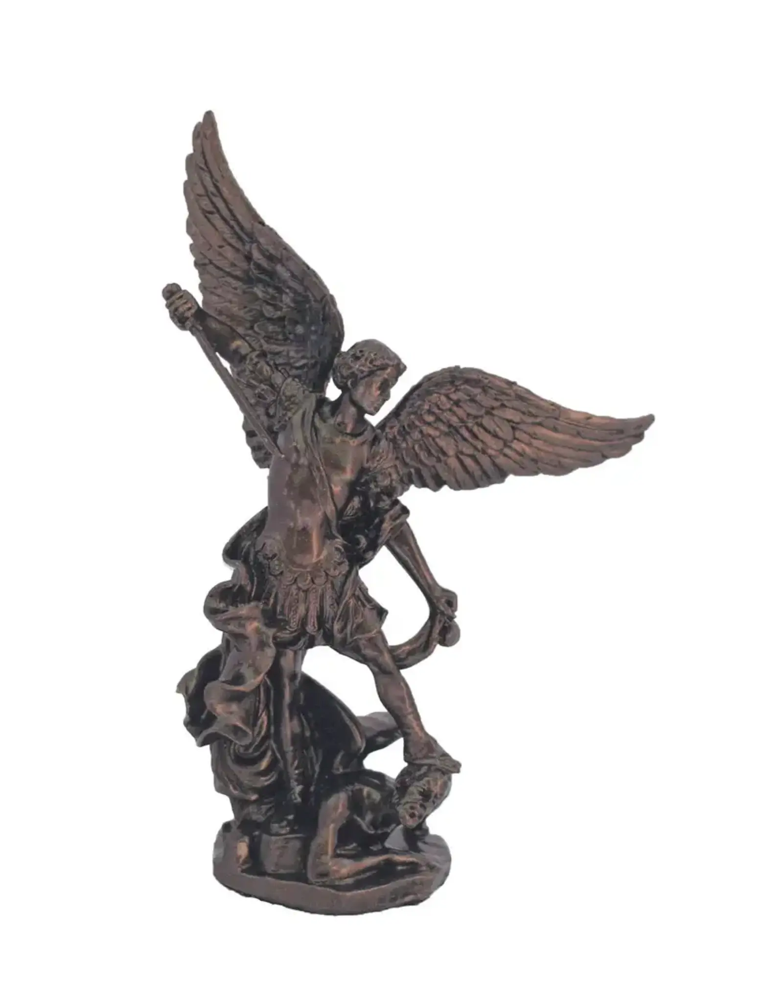 Goldscheider St. Michael Statue - Bronze (4")