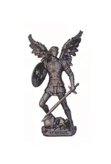 Goldscheider St. Michael (without devil) Statue - Bronze (4")