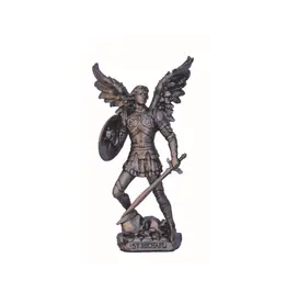 Goldscheider St. Michael (without devil) Statue - Bronze (4")