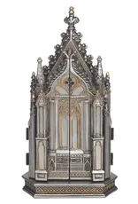 Goldscheider Calvary Triptych - Pewter/Bronze (8")