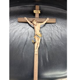 Pema Crucifix - Leonardo Corpus, Color, Dark Stain Cross