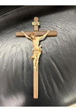 Pema Crucifix - Leonardo Corpus, Color, Dark Stain Cross