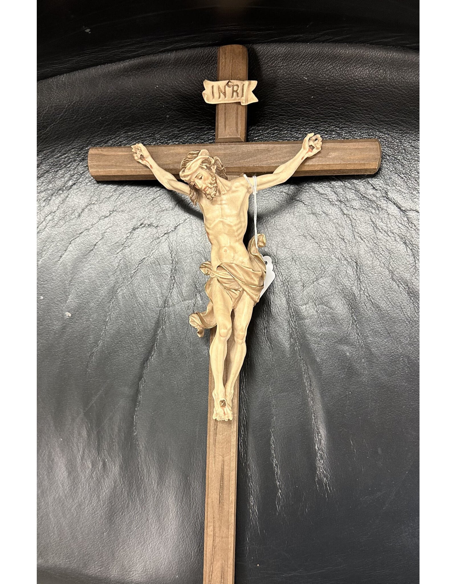 Pema Crucifix - Leonardo Corpus, 3-Wood Stain