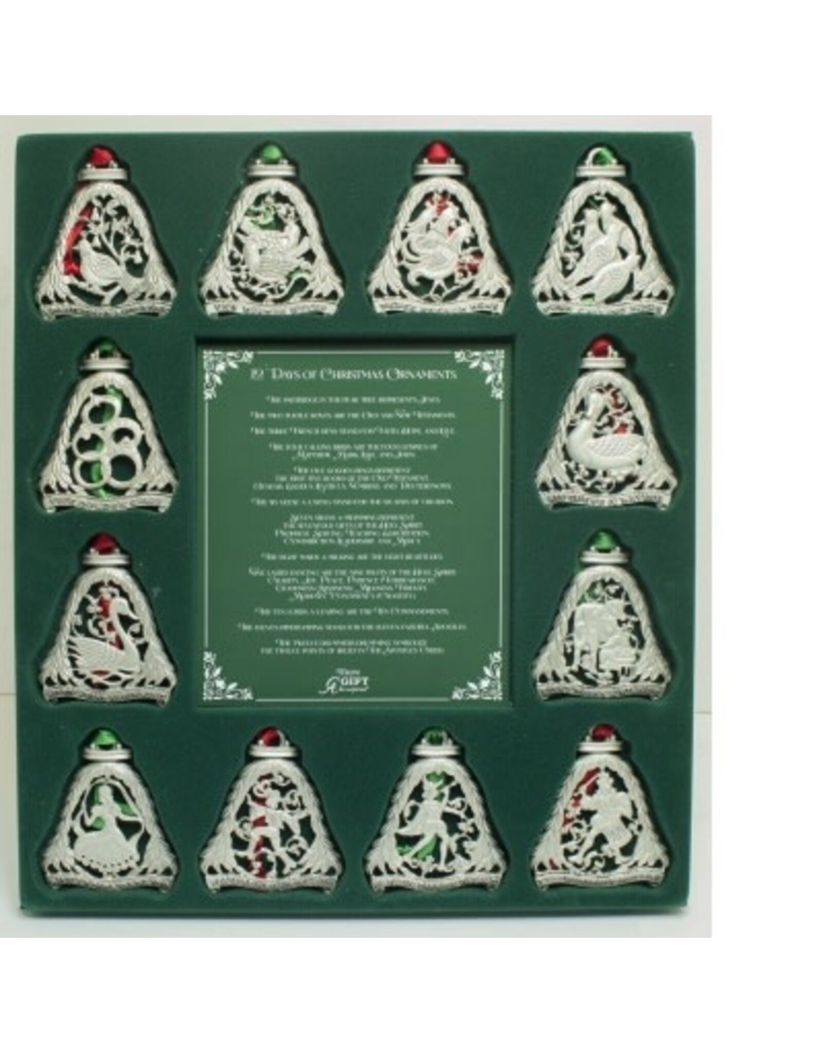 Abbey & CA Gift Ornament Set - 12 Days of Christmas