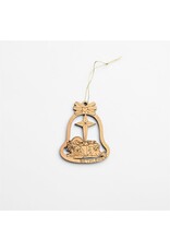 Shomali Ornament - Baby Jesus, Made with Olive Wood from the Holy Land