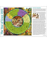 LTP (Liturgy Training Publications) 2025 Year of Grace Calendar - Laminated Placemat Size