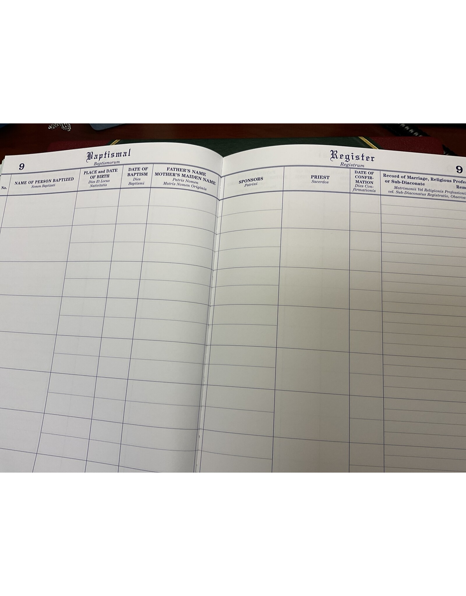 Remey, F.J. Combined Register