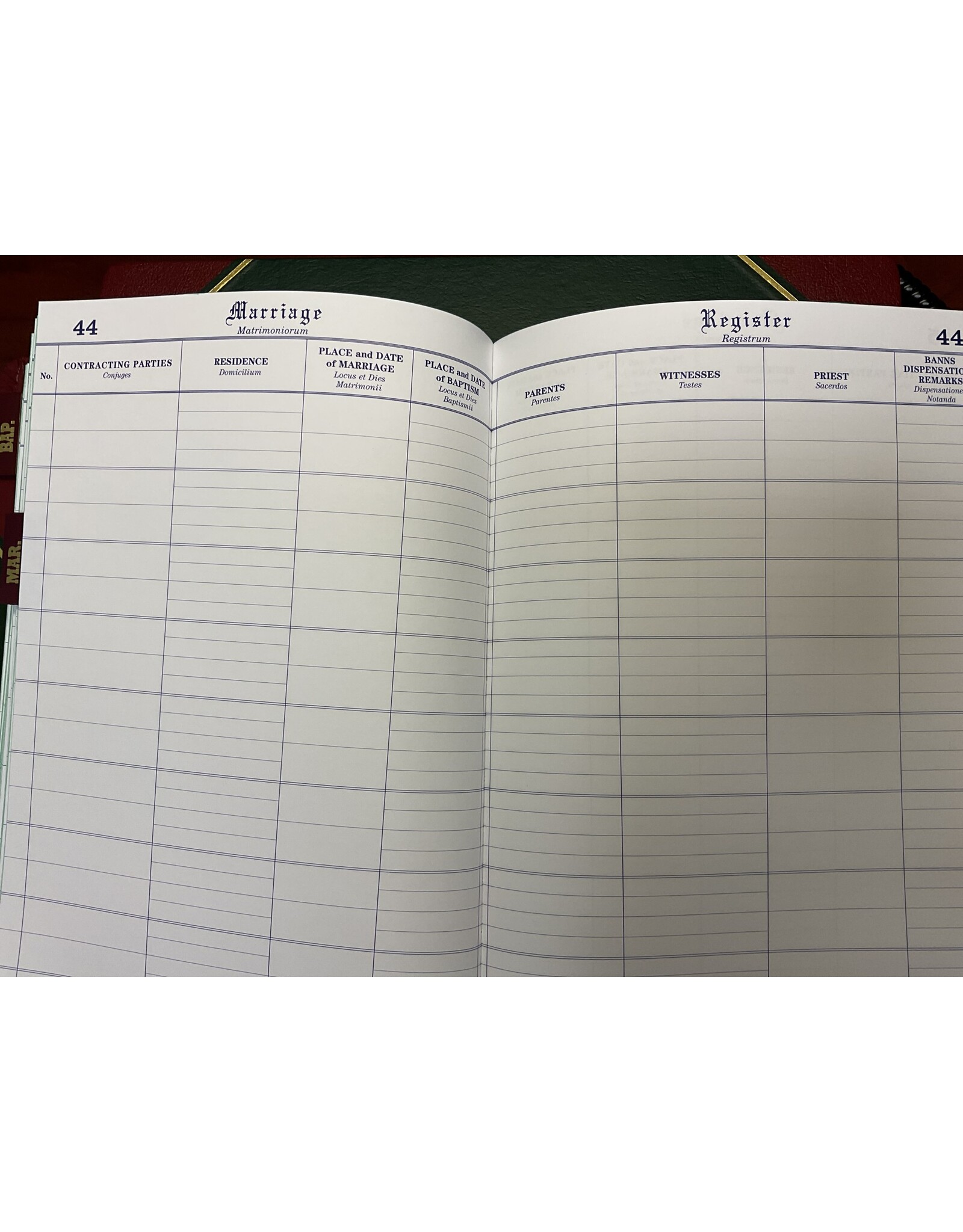 Remey, F.J. Combined Register