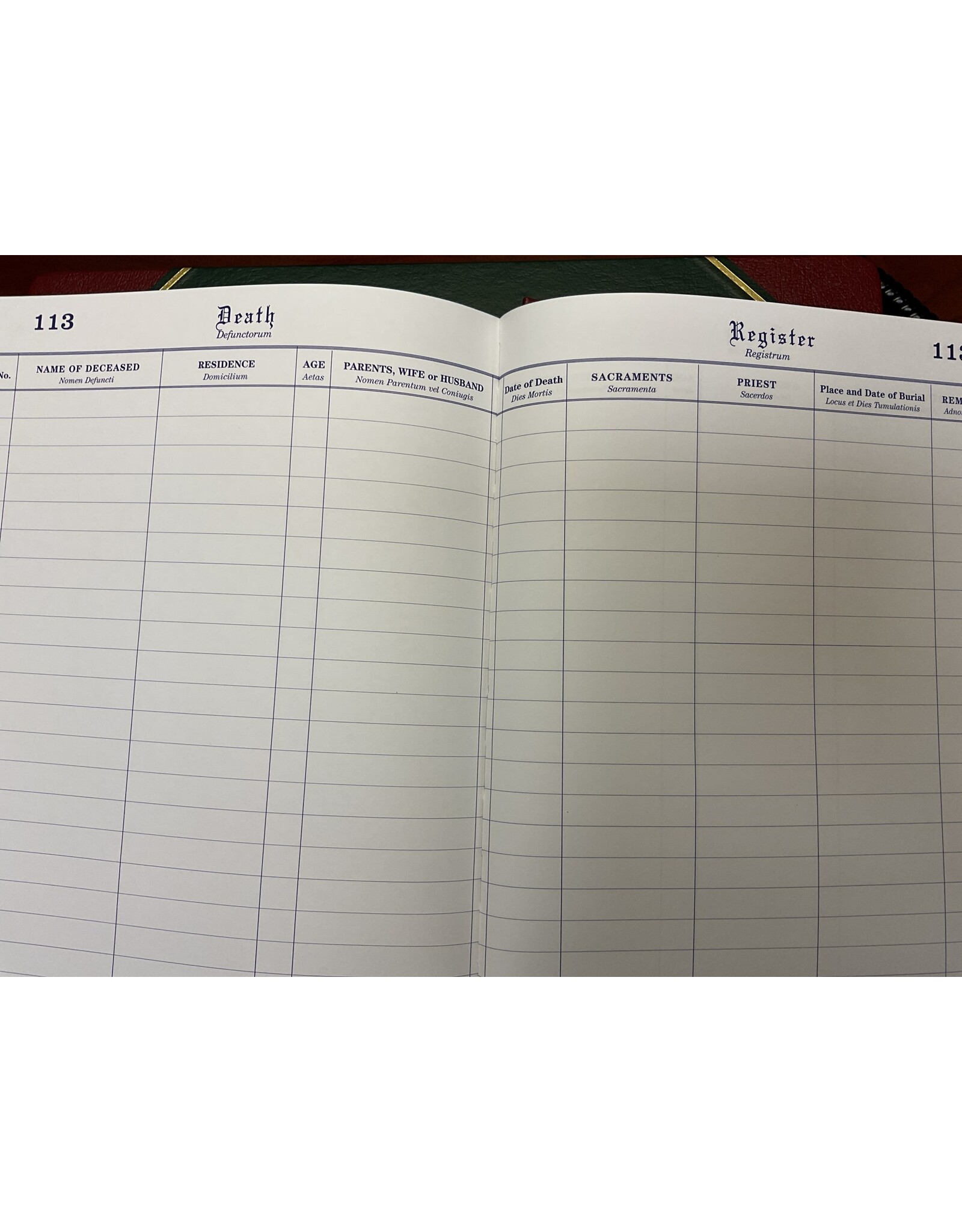 Remey, F.J. Combined Register