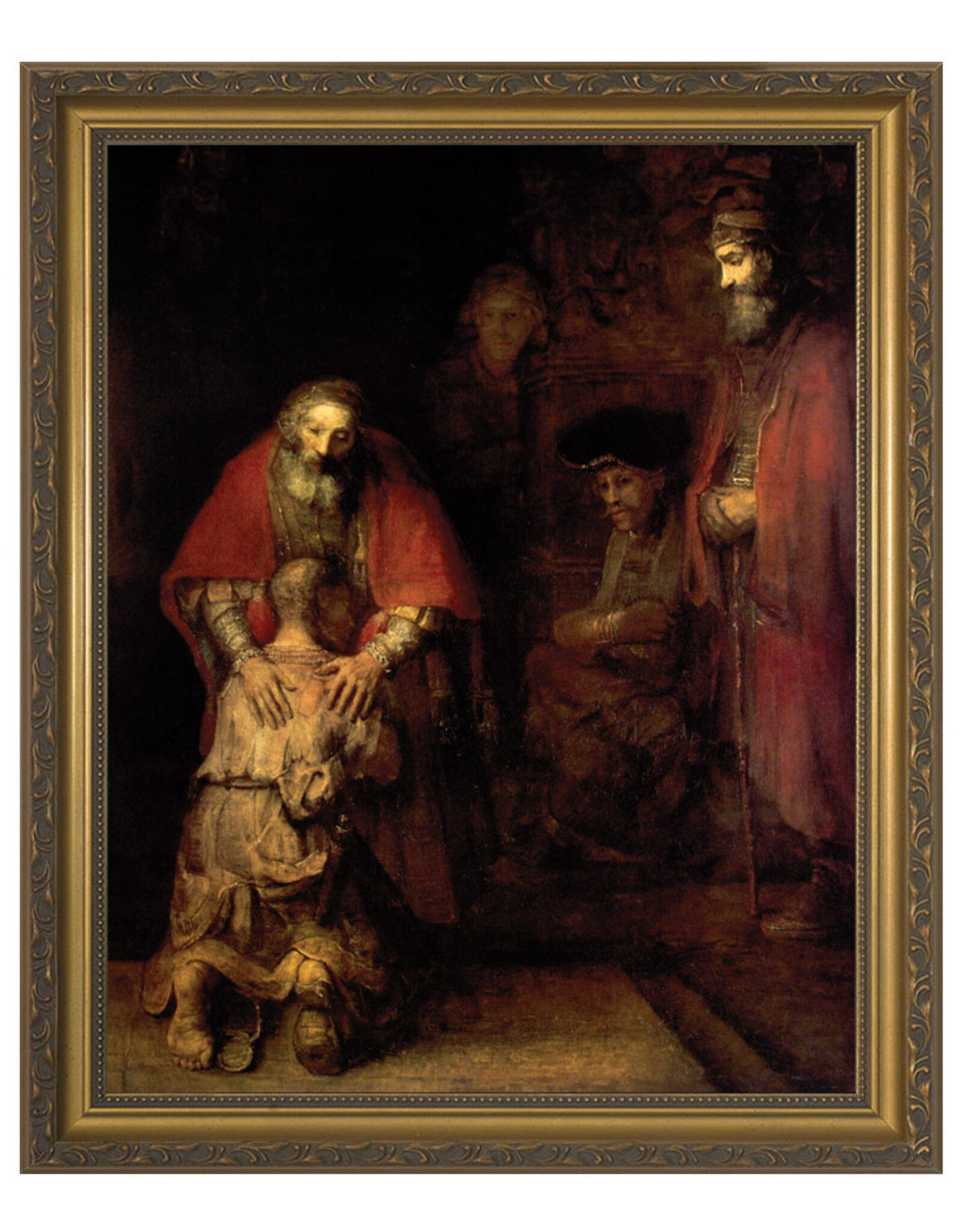 Nelson Art Prodigal Son by Rembrandt Framed Art Picture 8x10