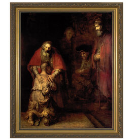 Nelson Art Prodigal Son by Rembrandt Framed Art Picture 8x10
