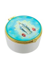 Hirten Rosary Box - Our Lady of Grace, Porcelain