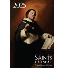 2025 Saints Calendar & 16-Month Planner