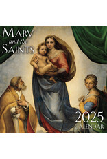 Tan Books (St. Benedict Press) 2025 Wall Calendar: Mary & the Saints