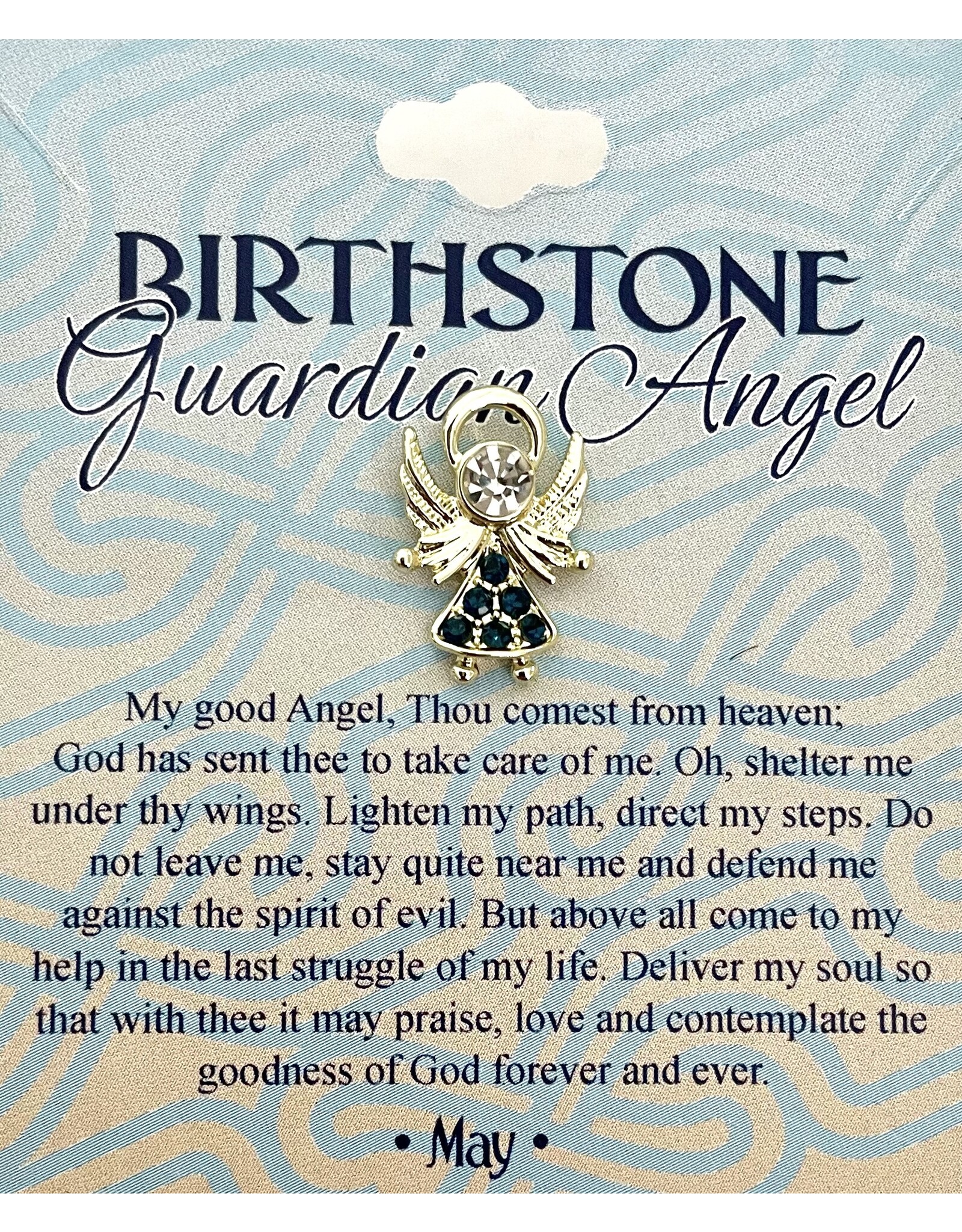 Malhame Regina Birthstone Angel Pins (Austrian Crystal)