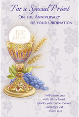 Greetings of Faith Card - Priest Ordination Anniversary, Glorify Your Name