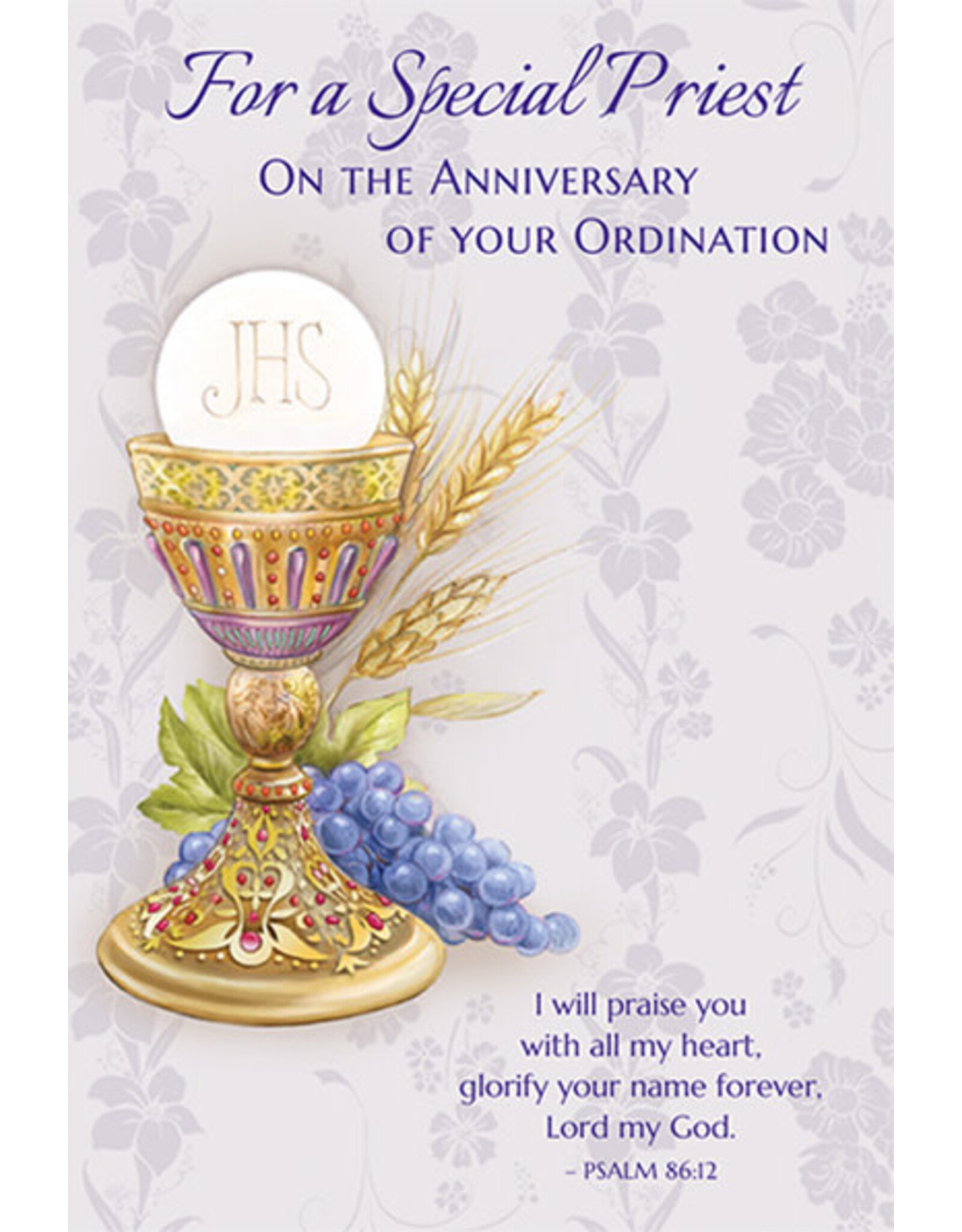 Greetings of Faith Card - Priest Ordination Anniversary, Glorify Your Name