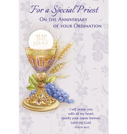 Greetings of Faith Card - Priest Ordination Anniversary, Glorify Your Name