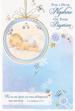 Greetings of Faith Card - Baptism (Nephew), In One Spirit