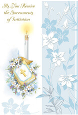 Greetings of Faith Card - OCIA (RCIA), As You Receive The Sacraments