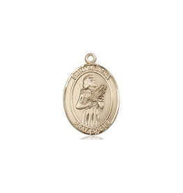 Bliss St. Agatha Medal, Gold Filled