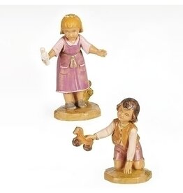 Fontanini Fontanini - Cai & Ella, Children (5" Scale)