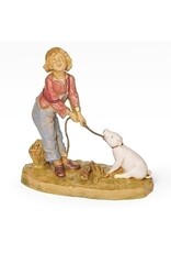 Fontanini Fontanini - Zeke, Boy w/Pig (5" Scale)