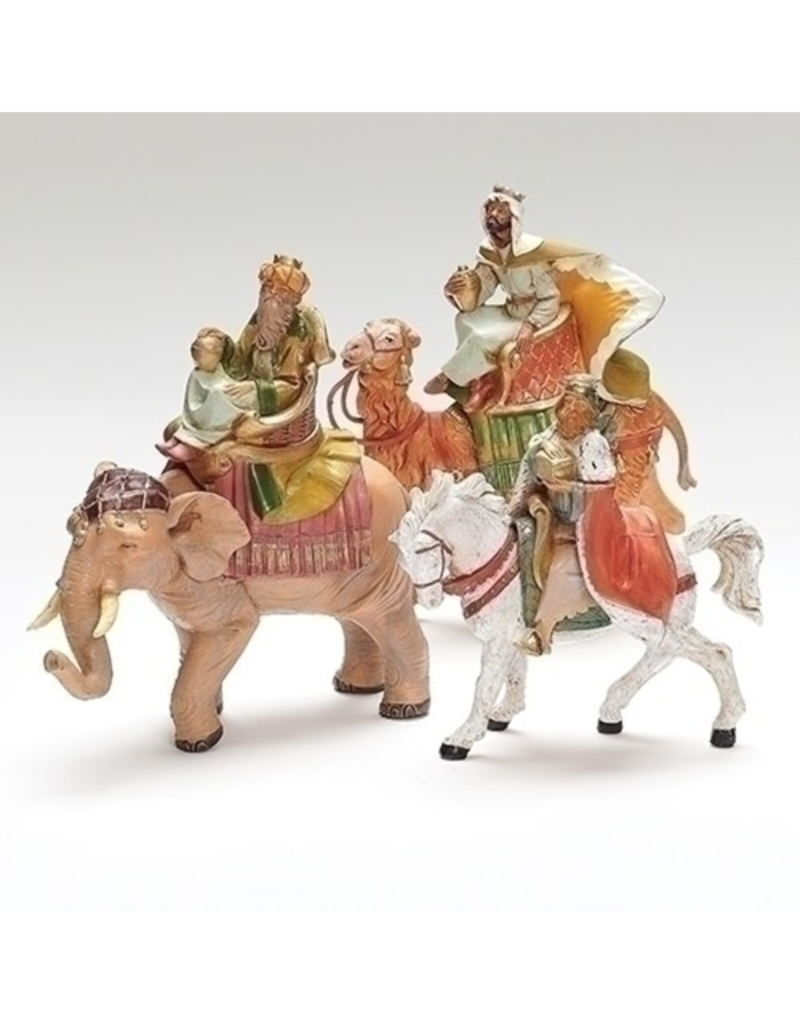 Fontanini Fontanini - Kings on Animals 3pc Set (5" Scale)