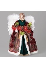 Roman Tree Topper - Angel, Poinsettia, Feather Wings