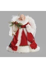 Roman Tree Topper - Angel, Plaid Cloak