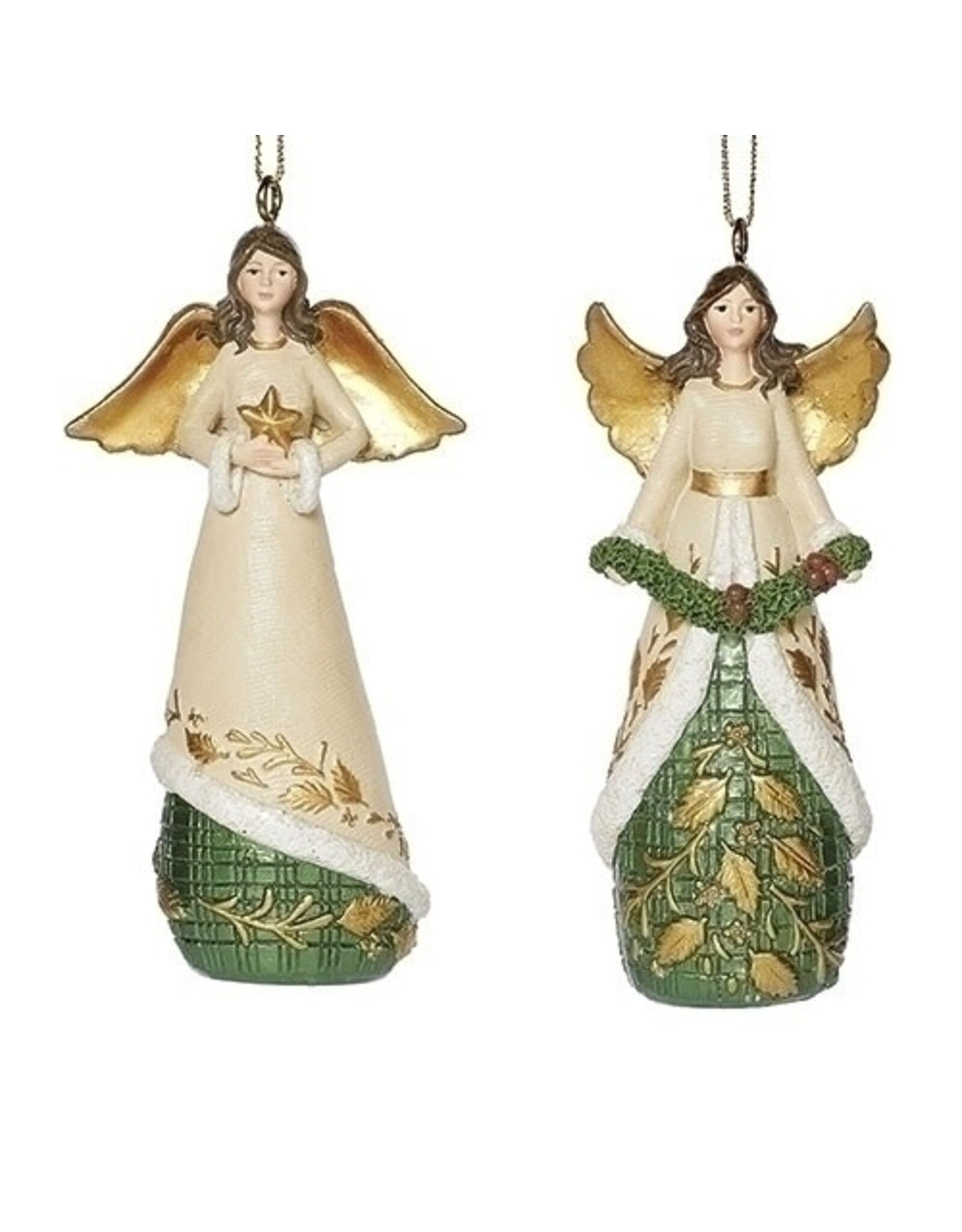 Roman Ornament - Angel, Gold Leaf Detail