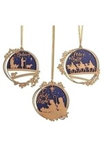 Roman Ornament - Nativity, Wood Laser Cut